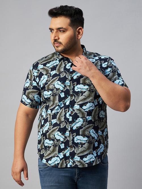 mens tropical casual shirt - 18591324 - Very Small Image - 1
