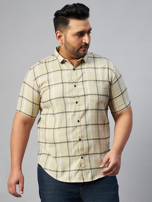 mens checks casual shirt - 18591351 - Very Small Image - 1