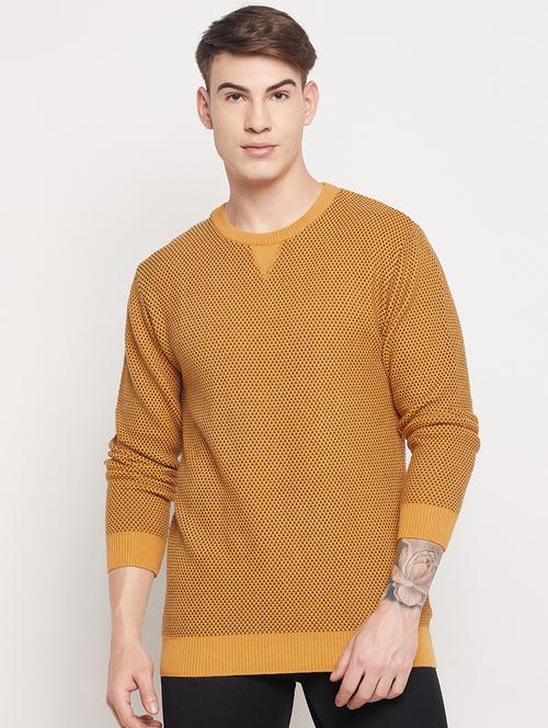 yellow self-designed pullover - 18591563 - Very Small Image - 1