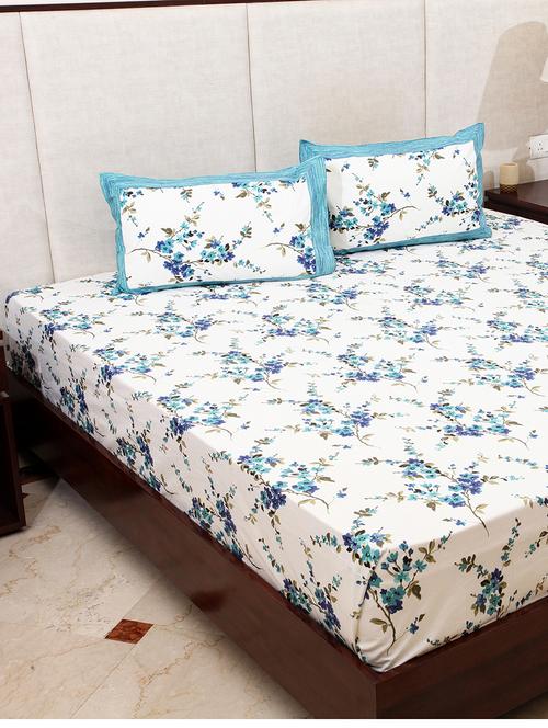 white cotton bedsheet - 18591660 - Very Small Image - 1