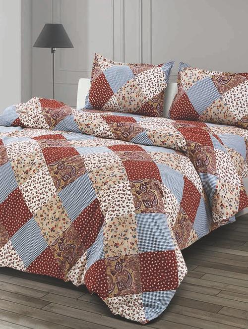 multi colored cotton bedsheet - 18591685 - Very Small Image - 1
