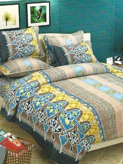 multi colored cotton bedsheet - 18591691 - Very Small Image - 1