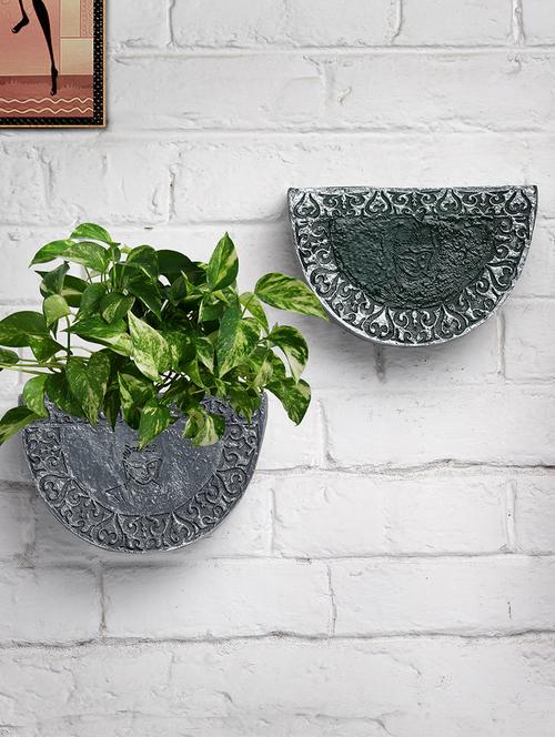 half circle u shape home and garden wall planters set of 2 - 18591743 - Very Small Image - 1