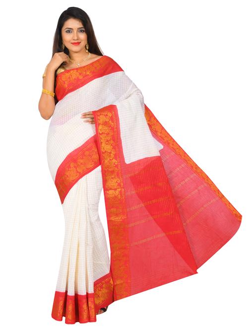 self design woven saree with blouse - 18592416 - Very Small Image - 1
