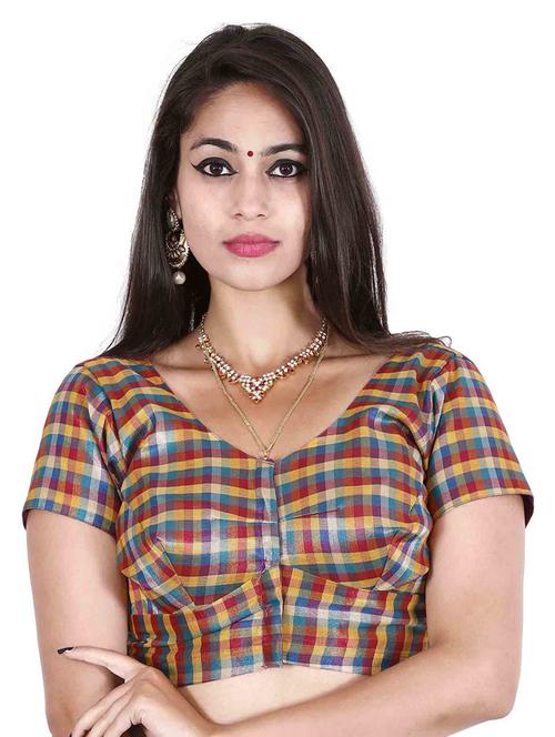 checkered regular blouse - 18592421 - Very Small Image - 1