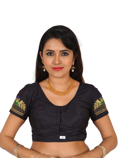 self design embroidered blouse - 18592437 - Very Small Image - 1