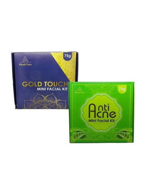 gold touch & anti acne mini facial kit (combo) - 18595352 - Very Small Image - 1