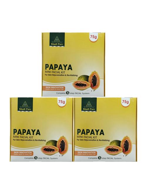 papaya mini facial kit - 75g (set of 3) - 18595360 - Very Small Image - 1