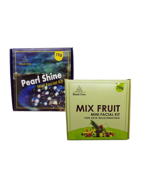 pearl_shine & mix_fruit mini facial kit (combo - 2 pcs) - 18595369 - Very Small Image - 1