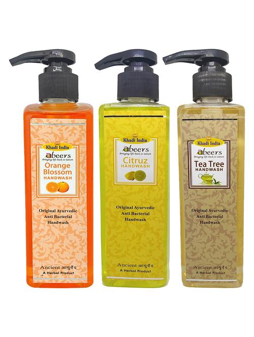 orange blossom & citrus & teatree hand wash - pack of 3 (750ml) - 18595468 - Very Small Image - 1