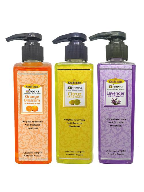 orange blossom & citrus & lavender hand wash - pack of 3 (750ml) - 18595502 - Very Small Image - 1