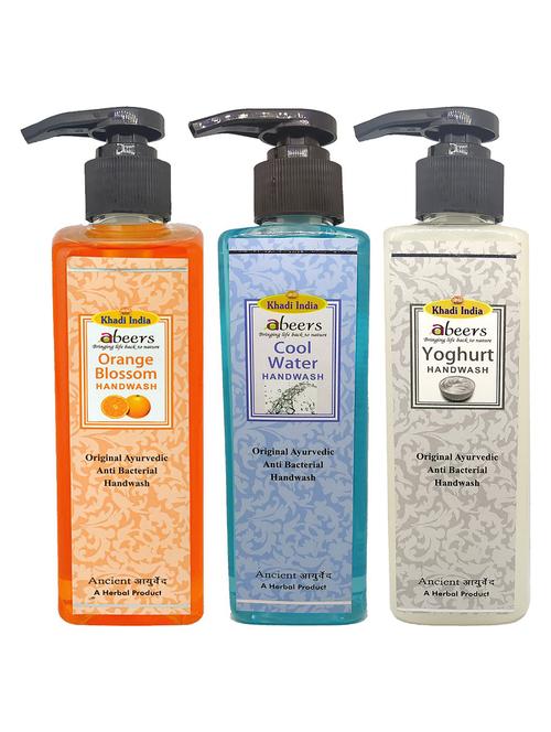 orange blossom & cool water & yoghurt hand wash - pack of 3 (750ml) - 18595512 - Very Small Image - 1
