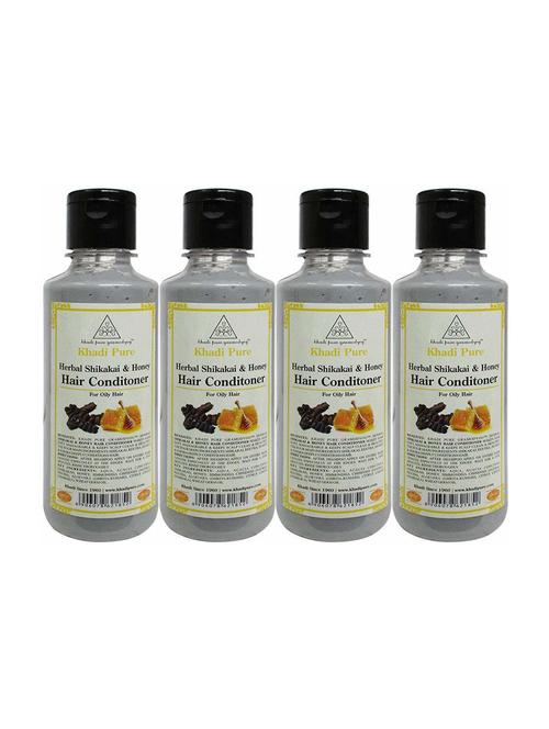 herbal shikakai & honey hair conditioner - 210ml (set of 4) - 18595518 - Very Small Image - 1