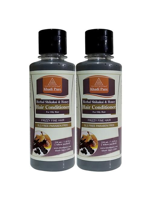 herbal shikakai & honey hair conditioner sls-paraben free - 18595702 - Very Small Image - 1
