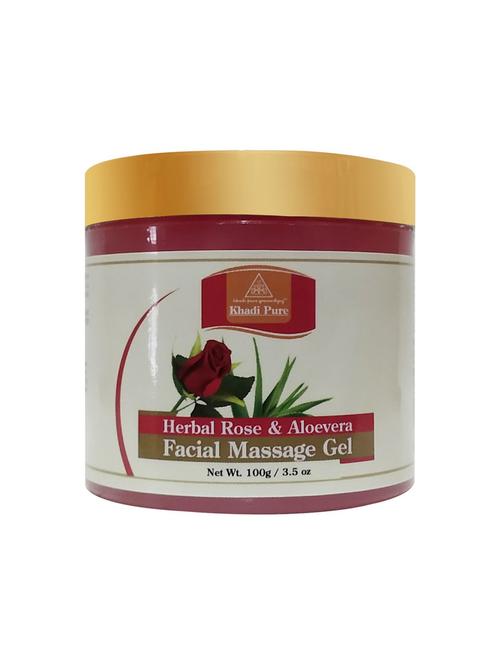 herbal rose & aloevera face massage gel - 18595727 - Very Small Image - 1