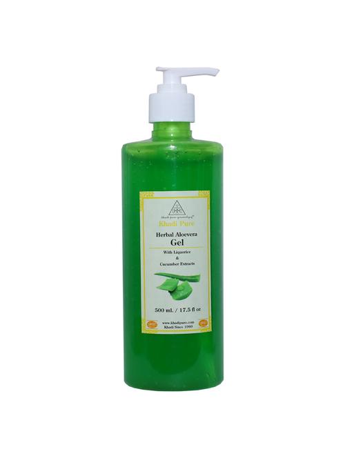 herbal aloevera gel with liqorice & cucumber extracts - 500g - 18595743 - Very Small Image - 1