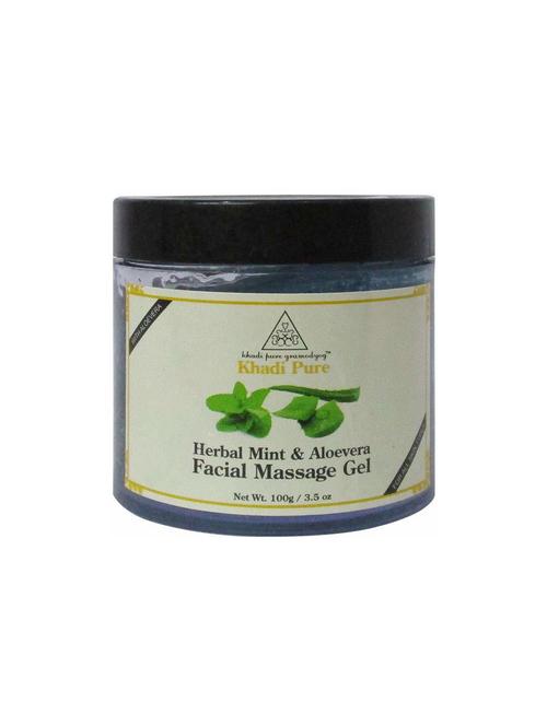 herbal mint & aloevera face massage gel - 100g - 18595744 - Very Small Image - 1