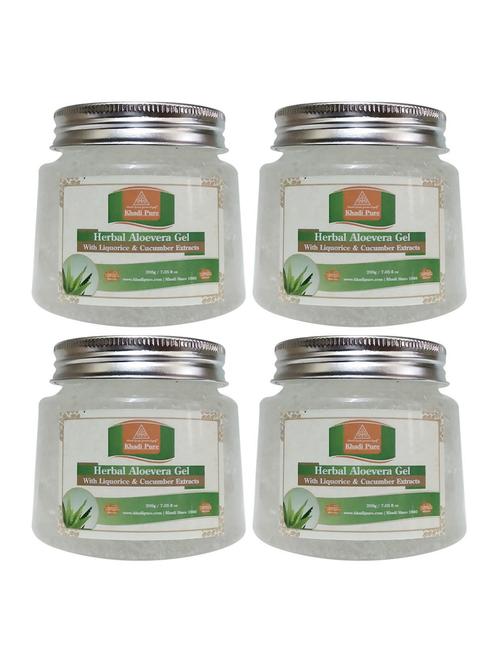 herbal aloevera gel with liquorice & cucumber extracts (transparant)(pack of 4) - 18595745 - Very Small Image - 1