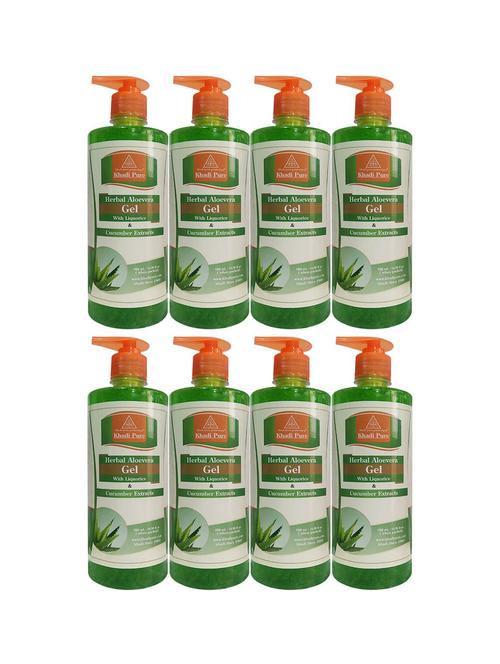 aloevera gel (green ) - 500ml (set of 8) - 18595934 - Very Small Image - 1