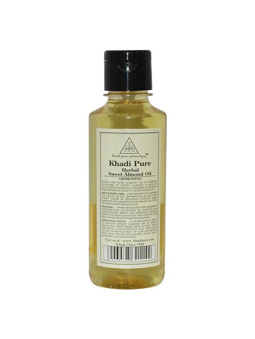 pure herbal sweet almond oil - 18595971 - Very Small Image - 1