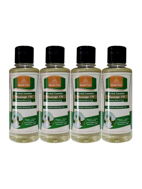 jasmine massage oil - 210ml (set of 4) - 18596006 - Very Small Image - 1