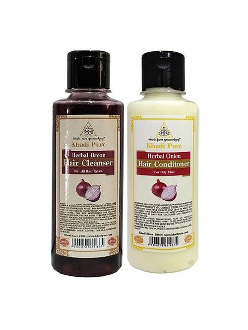 onion hair cleanser + onion hair conditioner (combo) - 18596347 - Very Small Image - 1