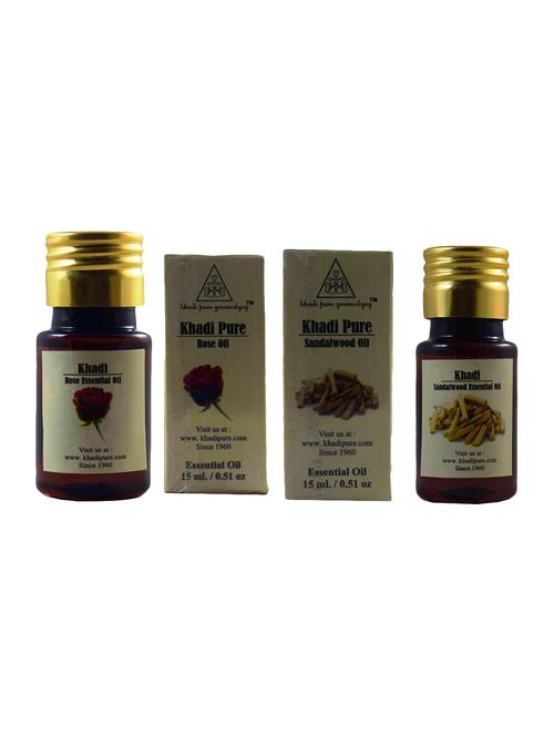herbal rose & sandalwood essential oil - 18596477 - Very Small Image - 1
