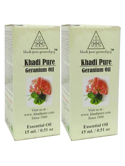herbal geranium essential oil pack of 2 pcs-15ml each - 18596506 - Very Small Image - 1