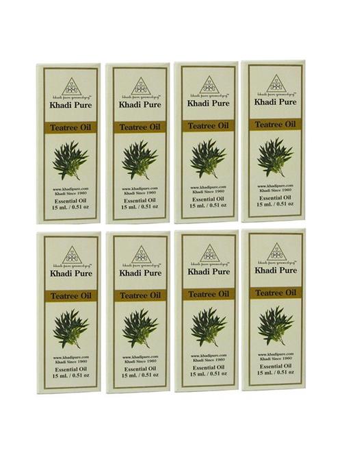 teatree essential oil - 15ml (set of 8) - 18596620 - Very Small Image - 1