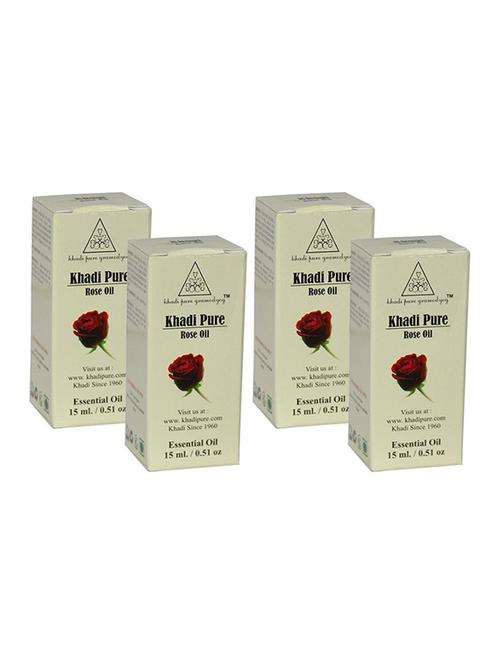 herbal rose essential oil 15ml (set of 4) - 18596629 - Very Small Image - 1