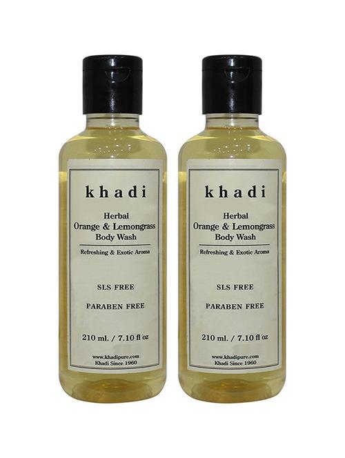 herbal orange & lemongrass body wash sls-paraben free - 18596674 - Very Small Image - 1