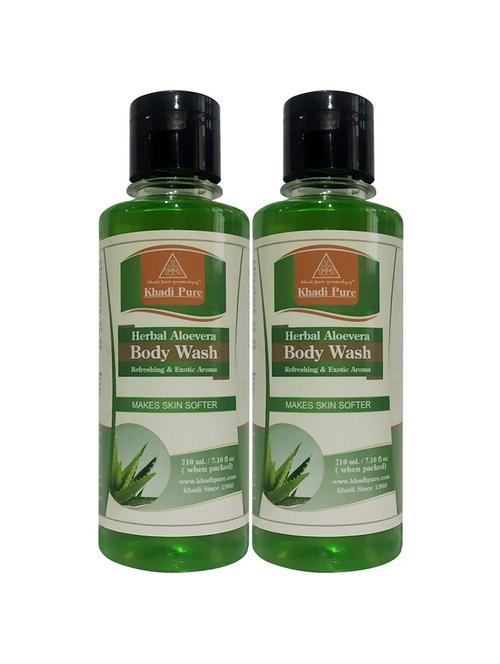 herbal aloevera body wash 210 ml (pack of 2) - 18596677 - Very Small Image - 1