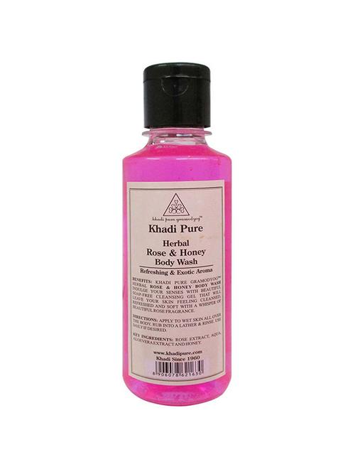herbal rose & honey body wash - 18596708 - Very Small Image - 1