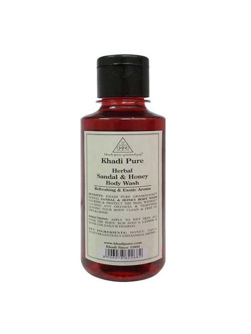 herbal sandal & honey body wash (pack of 1) - 18596753 - Very Small Image - 1