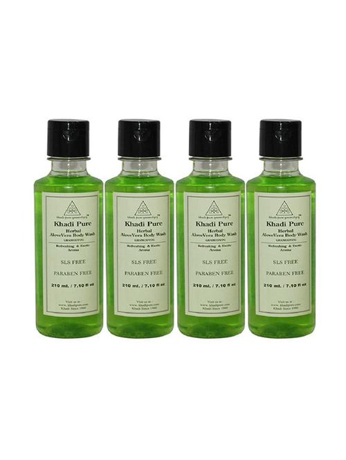 herbal aloevera body wash sls-paraben free - 210ml (set of 2) - 18596795 - Very Small Image - 1