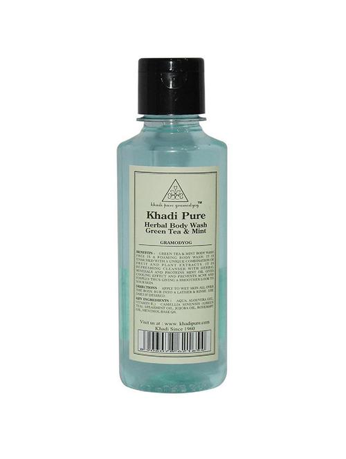 herbal green tea & mint body wash - 210ml - 18596805 - Very Small Image - 1