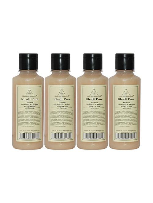 herbal jasmine & mogra body wash - 210ml (set of 4) - 18596819 - Very Small Image - 1