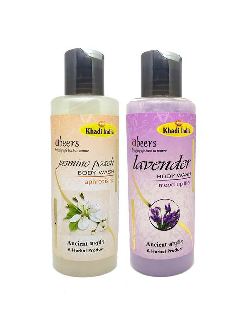 jasmine peach & lavender body wash (pack of 2) - 18596844 - Very Small Image - 1