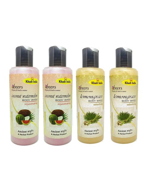 coconut watermelon & lemon grass body wash (pack of 4) - 18596870 - Very Small Image - 1