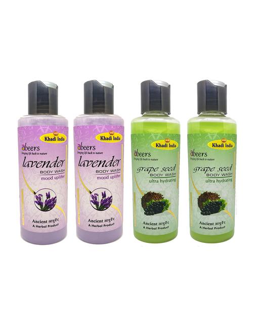 grape seed & lavender body wash (pack of 4) - 18596885 - Very Small Image - 1