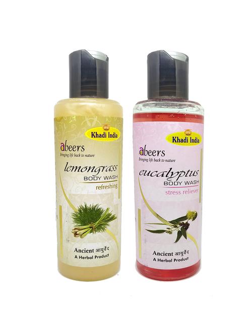 eucalyptus thyme & lemon grass body wash (pack of 2) - 18596906 - Very Small Image - 1