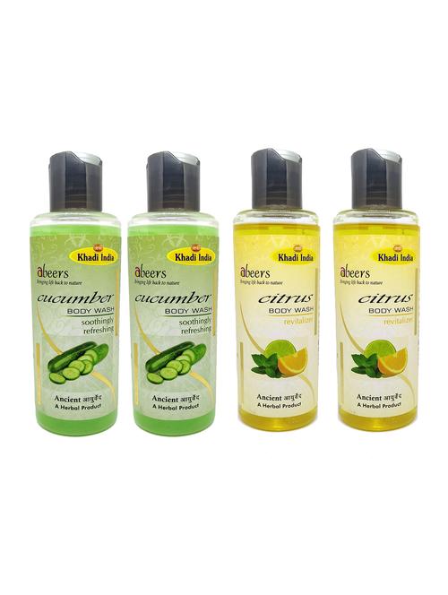 citruz & cucumber body wash (pack of 4) - 18596908 - Very Small Image - 1
