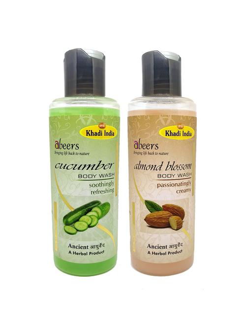 almond blossom & cucumber body wash (pack of 2) - 18596911 - Very Small Image - 1