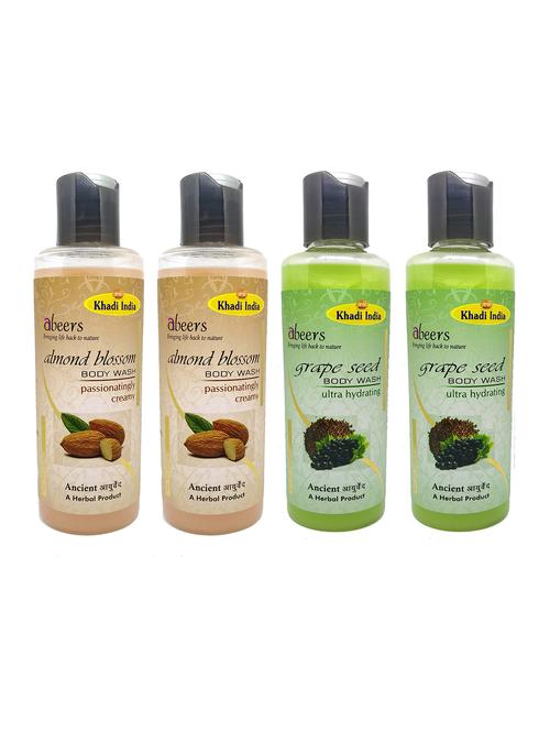almond blossom & grape seed body wash (pack of 4) - 18596918 - Very Small Image - 1