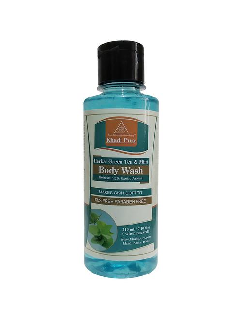 herbal green tea & mint body wash sls-paraben free - 18596924 - Very Small Image - 1