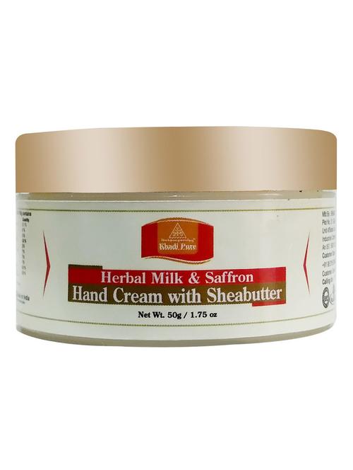 herbal milk & saffron hand cream with sheabutter - 50g - 18599640 - Very Small Image - 1