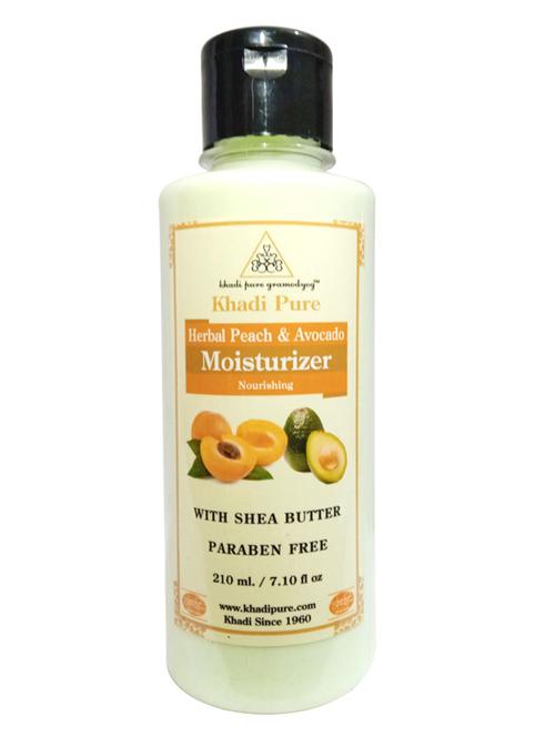 herbal peach & avacado moisturizer with sheabutter sls-paraben free - 210ml - 18599649 - Very Small Image - 1