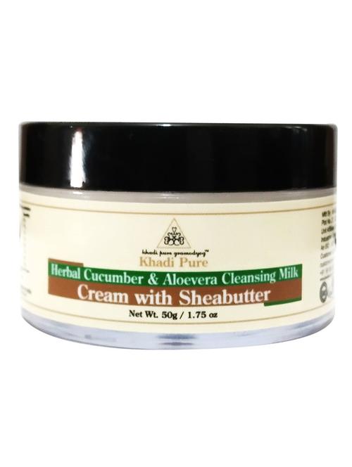 cucumber & aloevera cleansing milk cream - 50g - 18599733 - Very Small Image - 1