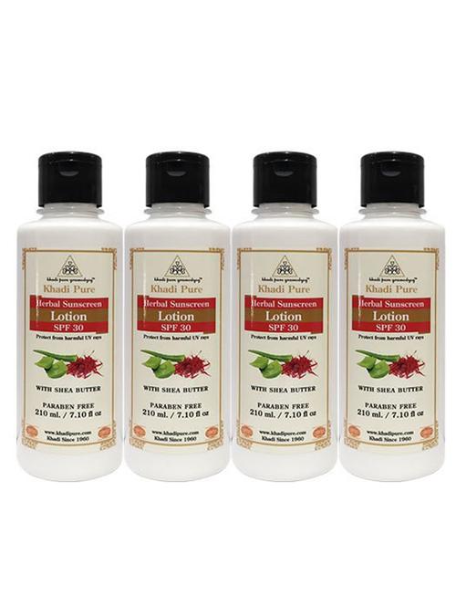 sunscreen lotion (spf30) - 210ml (set of 4) - 18599782 - Very Small Image - 1