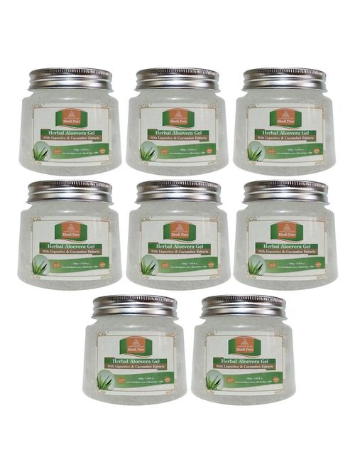 aloevera gel (transparent) - 200g (set of 8) - 18599809 - Very Small Image - 1